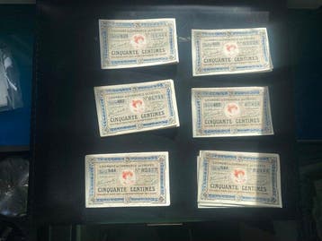 France. - 70 x 50 Centimes 1923 - Chambre de commerce de, Postzegels en Munten, Bankbiljetten | Europa | Niet-Eurobiljetten
