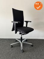 Haworth Comforto 55 - Met nieuwe zwarte stoffering - Gepolij, Ophalen of Verzenden, Stoel