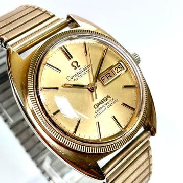 Omega - Constellation Automatic C-Line Day-Date Chronometer, Nieuw
