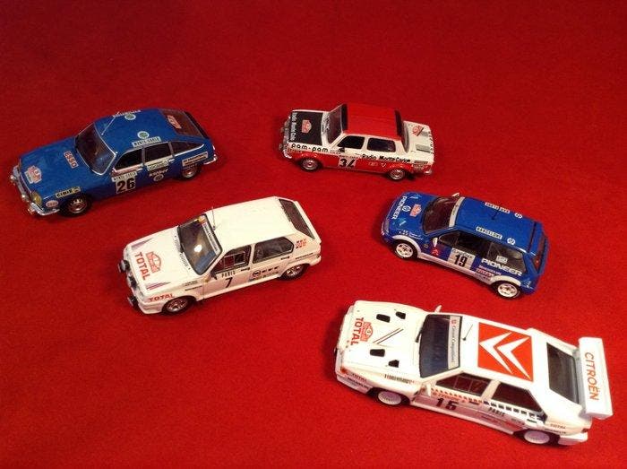 Altaya 1:43 - Model raceauto (5) - 1) Simca Rally 2 Rally MC, Hobby & Loisirs créatifs, Voitures miniatures | 1:5 à 1:12