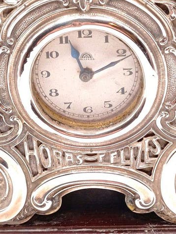 Ornement décoratif - Portugal - Ancien horloge de table