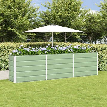 vidaXL Plantenbak Pastelgroen 290 x 50 x 75 cm Gegevens, Tuin en Terras, Verzenden, Nieuw