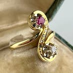 Sans prix de réserve - Bague - 18 carats Or blanc, Or jaune