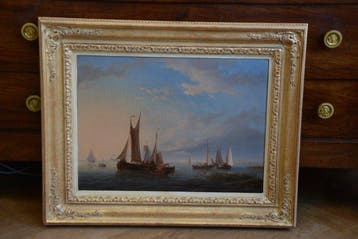 Frans Jacobus van den Blijk (1806-1876) - Zeegezicht