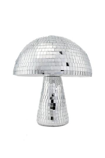 KIMU® Paddenstoel 20 cm Spiegeltjes Zilver Zwam Discobal Pop, Hobby en Vrije tijd, Ophalen of Verzenden, Nieuw