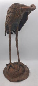 sculptuur, Bronzen beeld van een steltloper - 30 cm - Brons, Antiek en Kunst