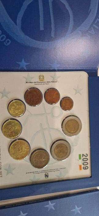 Italie. Year Set (BU) 2002/2009 (5 sets) (Sans prix de