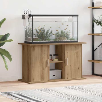 vidaXL Aquariumstandaard Artisan Eikenhout 101x41x58 cm, Verzenden, Nieuw