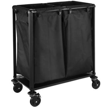 Linnenwagen | Staal/Kunststof | Incl. Waszakken | Wielen, Verzenden