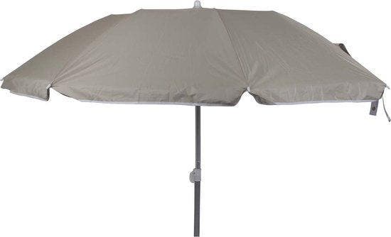 2dekans | Bo-Camp - Parasol - Compact - 3-Delig - Ø 160 cm -, Tuin en Terras, Parasols, Ophalen of Verzenden