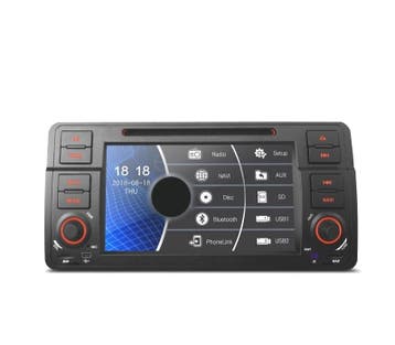 AUTORADIO 2DIN 7 POUR BMW SÉRIE 3 E46 98-06 USB GPS TACTIL, Verzenden, Nieuw
