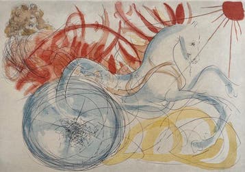 Salvador Dali (1904-1989) - Elijah and the Chariot