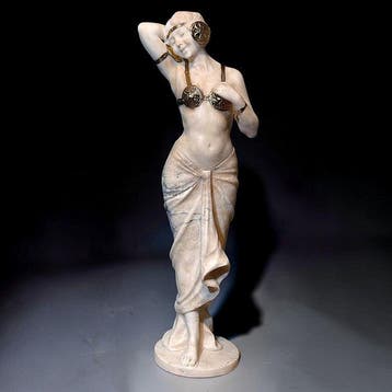 Alberto Saccardi (1883-1956) - Statue, Danzatrice Orientale