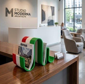 Porte-revues - Biopolymère - Tricolore Italiana Design