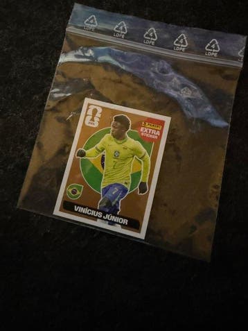 Panini Vinícius Júnior 3 Extra sticker - 1 Sticker -, Nieuw