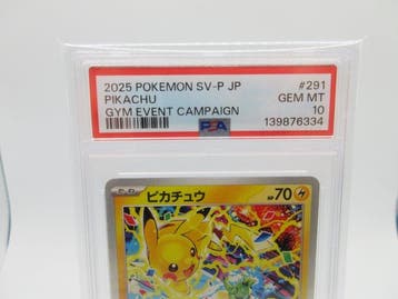 Pokémon - 1 Graded card - Pikachu #291/SV-P JP- GYM EVENT, Nieuw