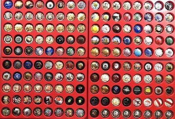 Collection de capsules de champagne - Gros Lot de Capsules