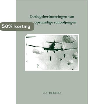 Oorlogsherinneringen van een opstandige schooljongen, Verzenden, Zo goed als nieuw, W.K. de Klerk