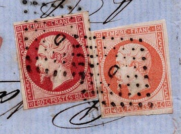 France - Rare et TB, LSC, destination Argentine, cote :