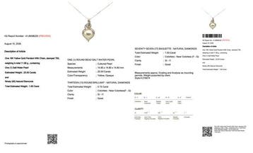 Ketting met hanger - 18 karaat Geel goud - 26.65ct. tw.