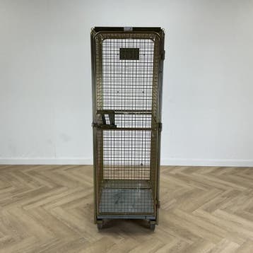 Antidiefstal rolcontainer, afsluitbaar en zwenkwielen