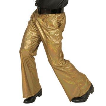 Disco 70S Broek Goud Heren, Verzenden