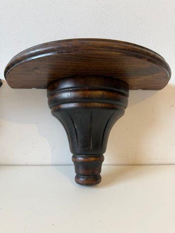 Wandtafel (2) - Hout - Paar wandconsoles