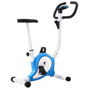 vidaXL Hometrainer met bandweerstand blauw, Verzenden