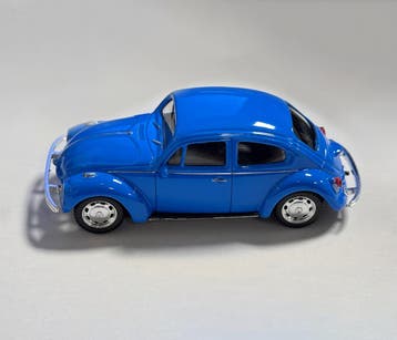 Schaalmodel VW Kever (schaal 1:43, ca. 10x4x3 cm, blauw), Verzenden, Nieuw