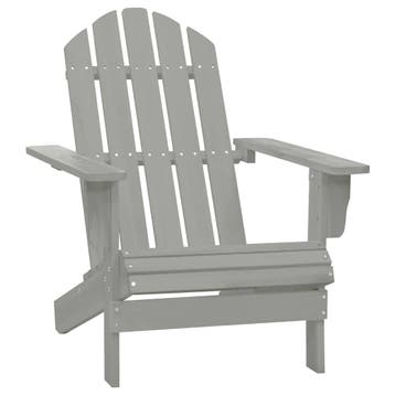 vidaXL Tuinstoel Adirondack met tafel massief vurenhout, Tuin en Terras, Verzenden, Nieuw