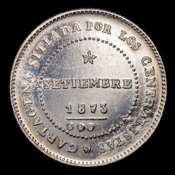 Espagne. Revolución Cantonal. Medal 1873 / Cartagena