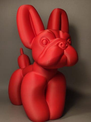 Figuur - MOKO Red – Bulldog Scultura di Design | MORFO