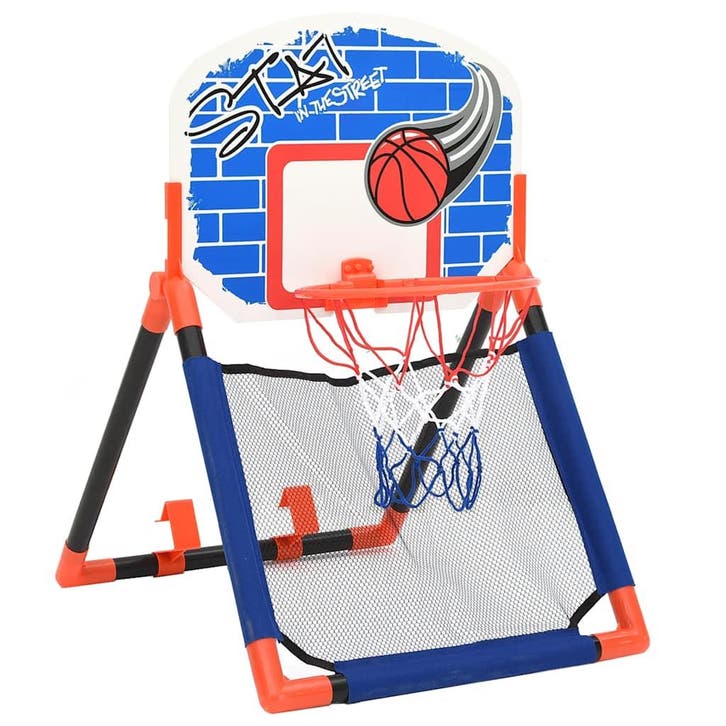 vidaXL Kinderbasketbalset multifunctioneel grond en muur, Sport en Fitness, Basketbal, Nieuw, Verzenden