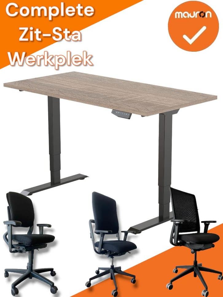 Complete Zit-Sta Werkplek - Zelf samenstellen, Zakelijke goederen, Kantoor en Winkelinrichting | Kantoormeubilair en Inrichting