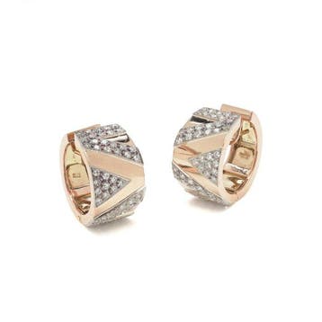 Oorbellen - 18 karaat Geel goud - Vintage diamanten, Nieuw