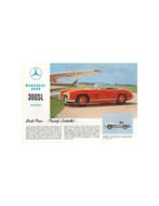 1960 MERCEDES BENZ 300 SL ROADSTER LEAFLET ENGELS (USA), Boeken, Nieuw