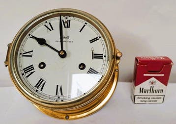 Scheepsklok - - Verguld brons - 1950-1960 - Schatz Brass
