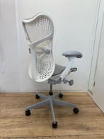 Refurbished Herman Miller Mirra 2 Wit - Kleur Optie Alpine, Verzenden, Wit, Zo goed als nieuw, Bureaustoel