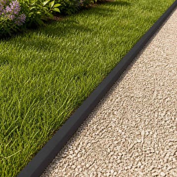 vidaXL Afdekprofiel voor tuinranden 20 st 100 x 5 x 5 cm, Verzenden