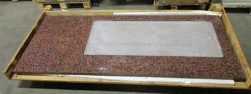 Graniet blad met opening voor Gastroline B200 x D80 x