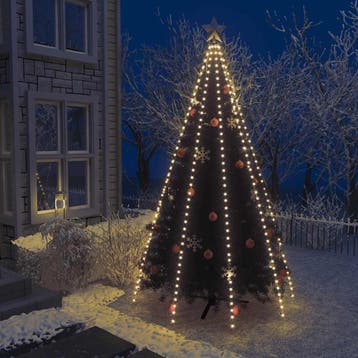 vidaXL Kerstboomverlichting met 400 LEDs net 400 cm, Verzenden