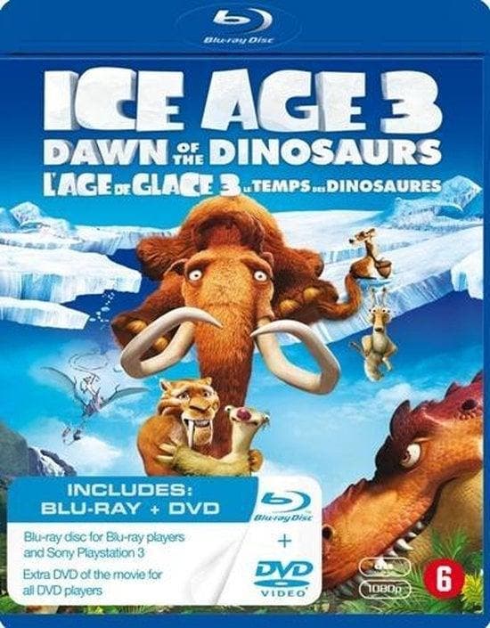 Ice age 3 - Dawn of the dinosaurs (blu-ray tweedehands film), Cd's en Dvd's, Blu-ray, Ophalen of Verzenden