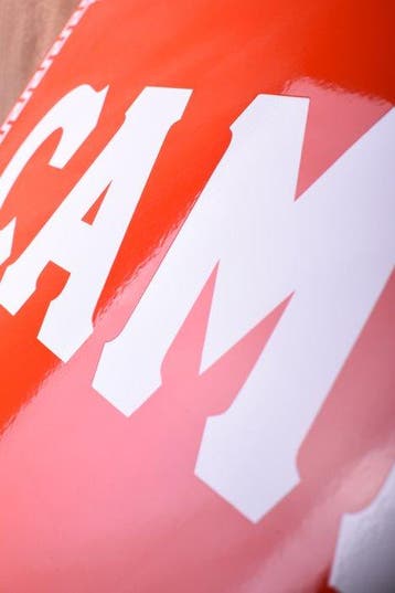 CAMPARI - Reclamebord - XXL CAMPARI Soda; emaille bord; mooi