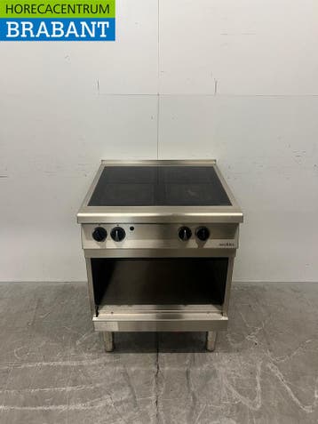 RVS Ascobloc 4 Pits Keramisch Fornuis 400V 70 cm Horeca, Ophalen of Verzenden