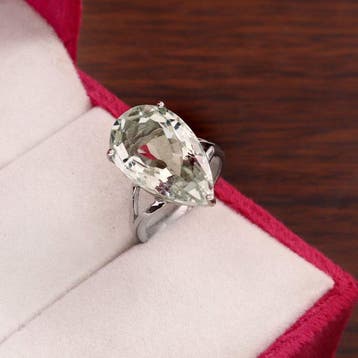 Sans prix de réserve - Bague Argent - 8.00ct. tw. Améthyste
