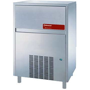 Vlakke ijsblokjesmachine 105 kg, met reserve - LUCHT, Verzenden
