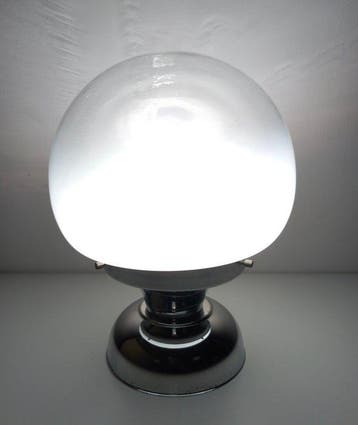Lampe de table - Opaline - design 1970