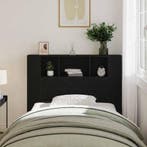 vidaXL Hoofdeinde Kast Zwart Eiken 120 x 18.5 x 102.5 cm, Verzenden, Nieuw