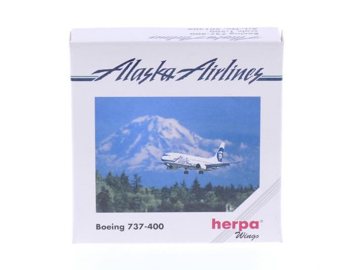 Schaal 1:500 Herpa 501309 Alaska Airlines Boeing 737-400..., Hobby & Loisirs créatifs, Modélisme | Avions & Hélicoptères, Enlèvement ou Envoi