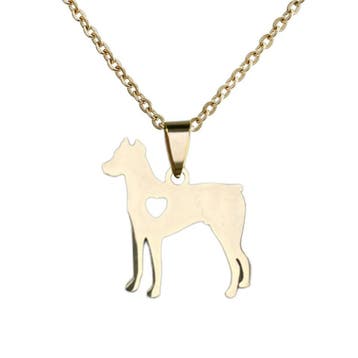 Fako Bijoux - Ketting Met Hanger - Stainless Steel - RVS -, Verzenden, Nieuw